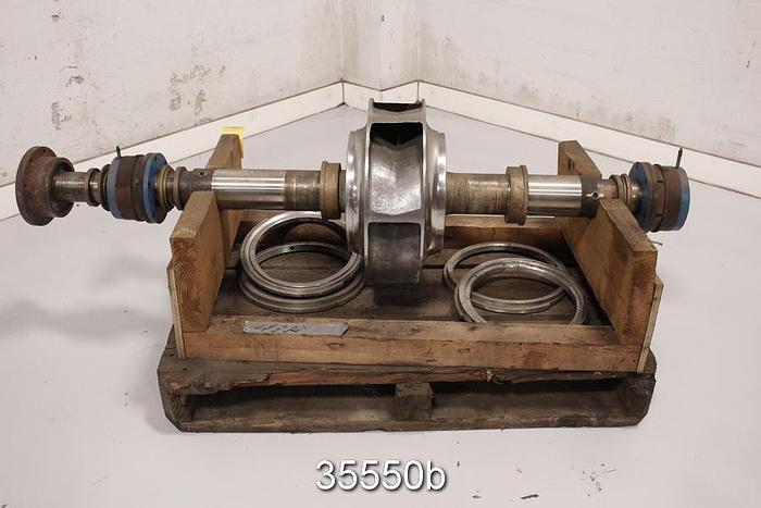 Used Allis Chalmers 16x14 SG Double Suction Pump, 6 Vane 22" Impeller #35550