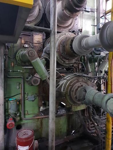 Used 1966 Berstorff 2440 x 850mm 4 roll inverted L