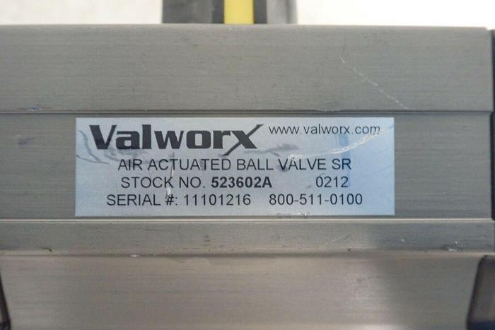 Used Valworx 529102A Solenoid Valve, 30-116 PSI, 24V DC