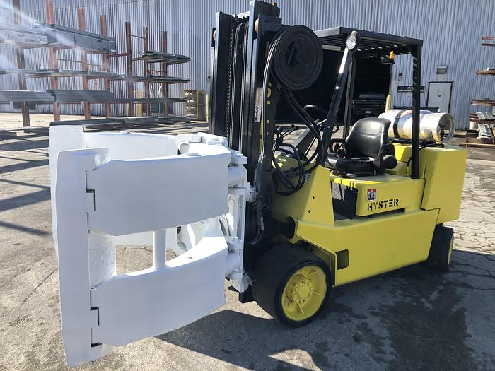Used 12,000 POUND HYSTER ROLL CLAMP TRUCK MODEL S120XLS