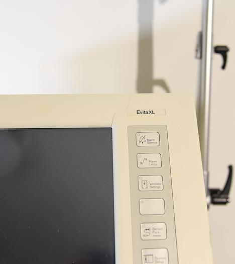 Used Drager Evita XL Respiratory Ventilator with Compressor