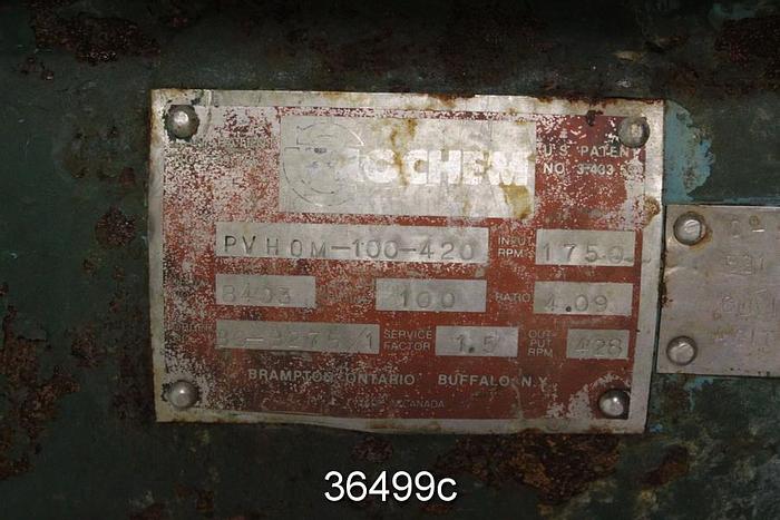 Used Prochem PVOM-100-420 Side Mount Agitator Shaft and Drive Assembly #36499