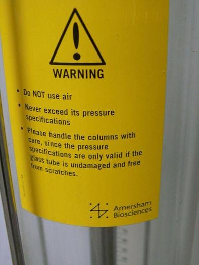 Used Amersham Streamline 100 - 7.5 Liter 18-1126-34 Chromatography Column
