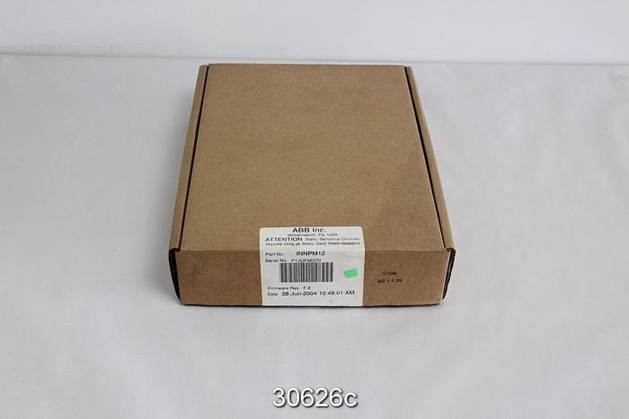 Used ABB INNPM12 Symphony Network Process Module for INFI90 System #30626