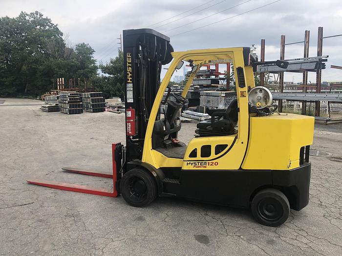 Used 12,000 POUND HYSTER S120FTPRS W/ 6' FORKS MFG. 2011