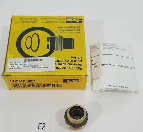 *NEW IN BOX* Parker RG2AHL0061 5/8" Bunan Rod Gland Cartridge Kit + Warranty!