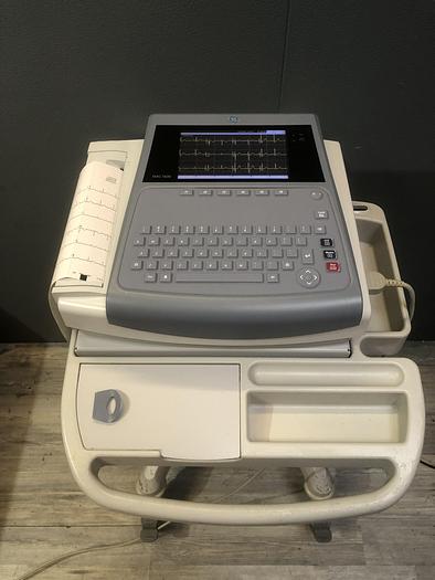 Gebraucht GE MAC 1600 EKG Gerät Elektrokardiograph auf Trolley