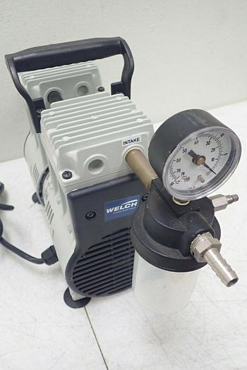Used Welch Model 2581B-50 Piston Vacuum Pump, 115V 60Hz 4.0A 155752109805