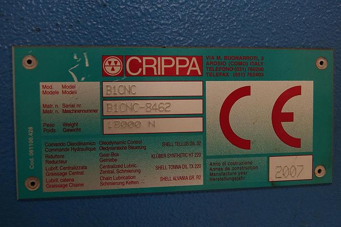 Used 2007 CRIPPA TUBE BENDING CRIPPA