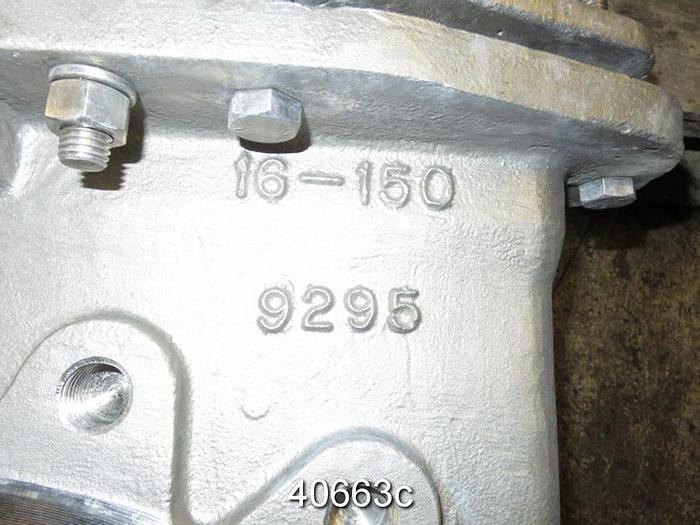 Used Hilton 16" Air Operated Knife Gate Valve #40663