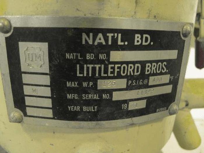 Used 7.5 LITER LITTLEFORD W-10 HIGH INTENSITY MIXER – S/S – JACKETED – #8324