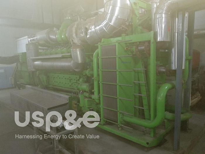 Used 2 MW 2010 Used Jenbacher J612GS-F111 Natural Gas Generator