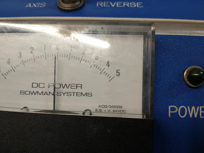 Used BOWMAN BTM dominator manual servo motor control for modal 430 #1 GH119