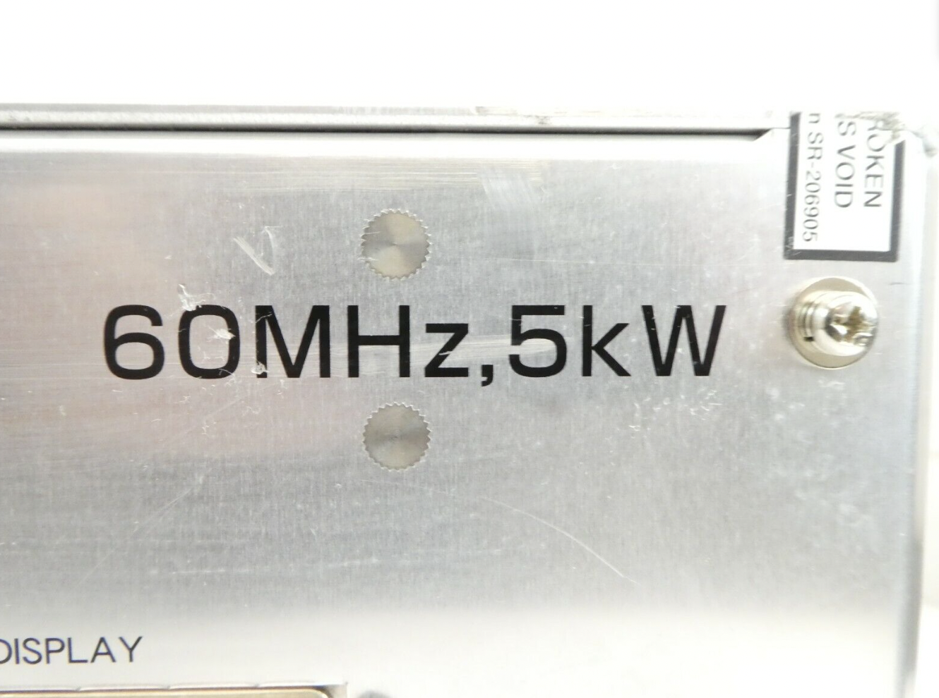 Used Daihen AMN-50K1-V RF Auto Matcher TEL Tokyo Electron 3D39-000008-V2 Copper Spare