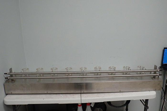 Used SES Franz Diffusion Cell Apparatus Cell Stirrer, 9 Channel, FDC9 V-Series