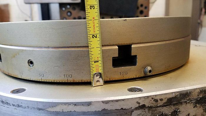 Used CNC Multi Axis Rotary Table Gimbal Multi Angle Machining 15"