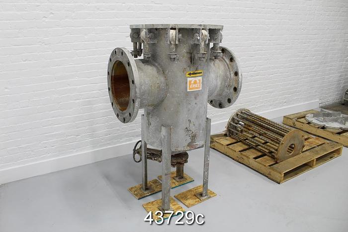 Used Eriez Magnetic Trap, 14x14, 15 Magnetic Tubes #43729