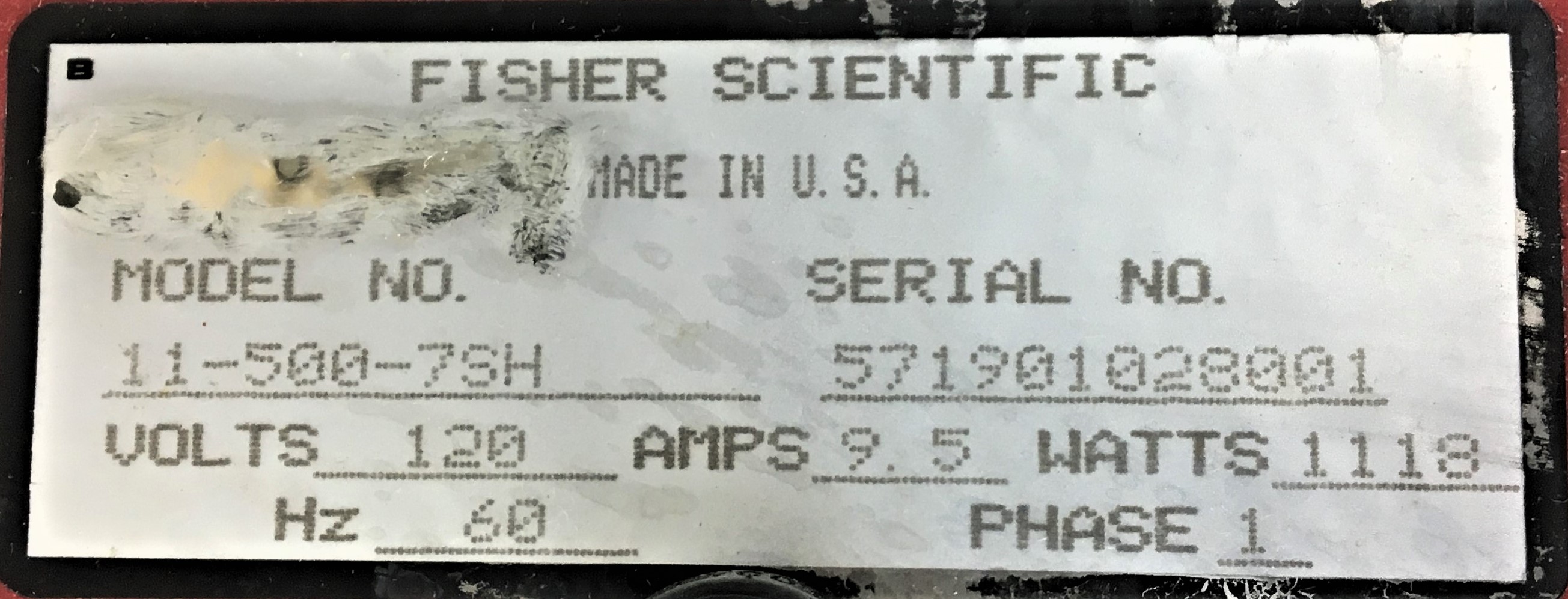 Used Fisher Isotemp 11-500-7SH Stirring Hot Plate - 8" x 8" Plate