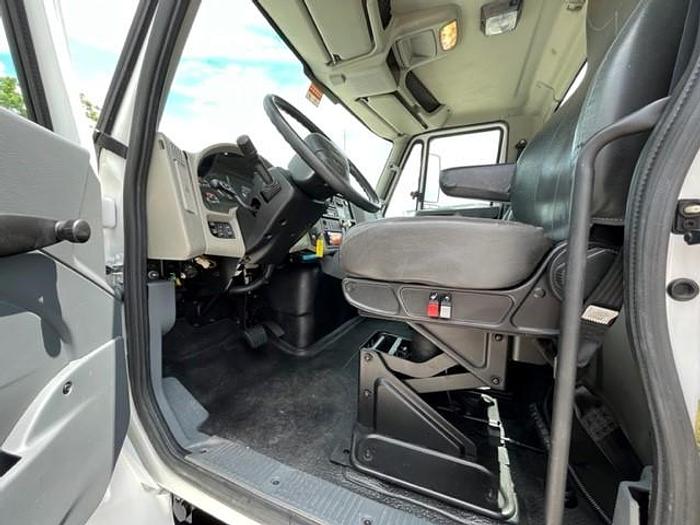 Used PM 12023 11,905 lbs Knuckle Boom on 2013 International 4300 Reg Cab Flatbed Truck - C83944