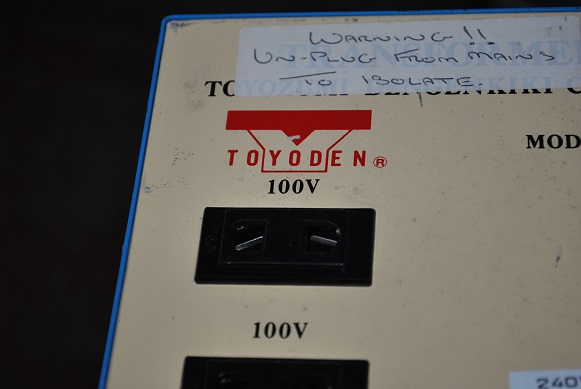 Used toyaden vacuum pump 100V  1.5KVA  shinku kiko diaphram valve  kd-500 : da-60D