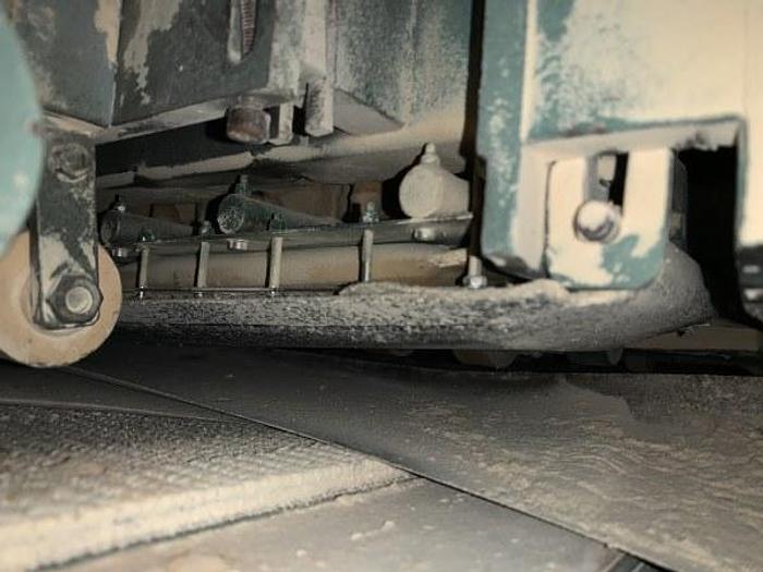 Used HEESEMAN DVB-2 FEED-THROUGH DOUBLE CROSS-BELT FINISH SANDER