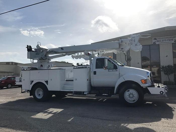 Used Terex Commander 4047 Digger Derrick on 2011 Ford F750 Utility Truck - 96711