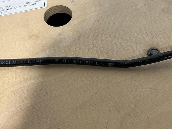 Used Allied Wire 2095153, 6 AWG, 1050/36TC UL, 600V, VFD Control Cable Approx 1000 Ft