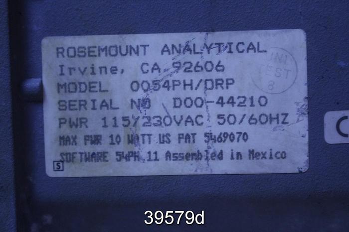 Used Rosemount 0054PH/ORP Pressure Transmitter Display #39579