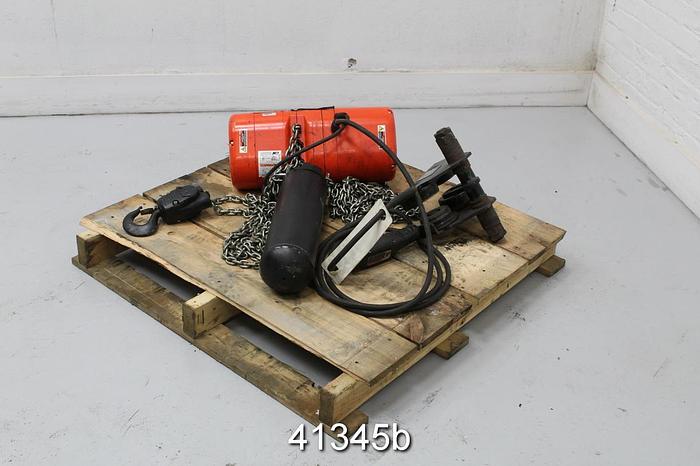 Used Columbus Mckinnon Model H Crane, Cap 1 Ton #41345