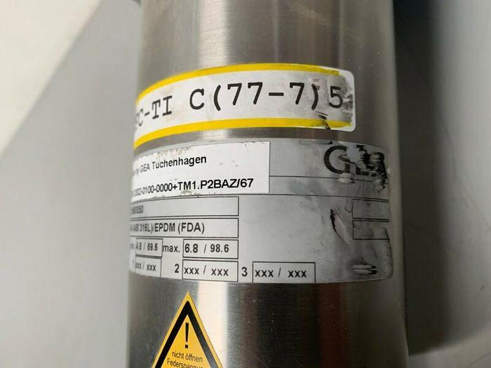 Used GEA Tuchenhagen 7330-2002-0100-0000+TM1.P2BAZ/67 Butterfly Valve w/ 2" Fitting