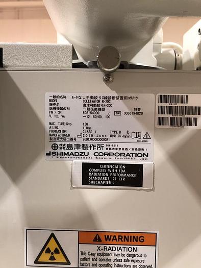 Used 2010 Shimadzu MobileArt Evolution (Analog)