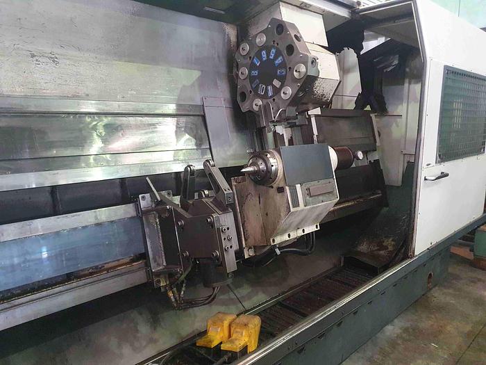 Usato TORNIO PARALLELO A BANCALE INCLINATO UTITA T 450 x 3000 CNC