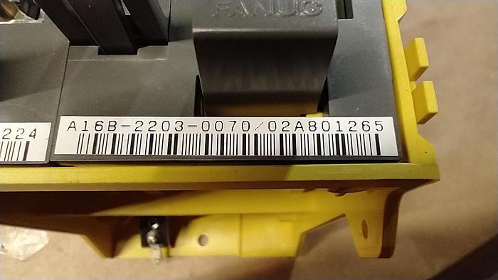 Used FANUC A16B-2202-0900 + A16B-2203-0070 PCB I/O in A02B-0218-B502 GH500