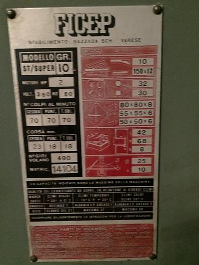 Usato CESOIA UNIVERSALE N°4 FICEP 10 E