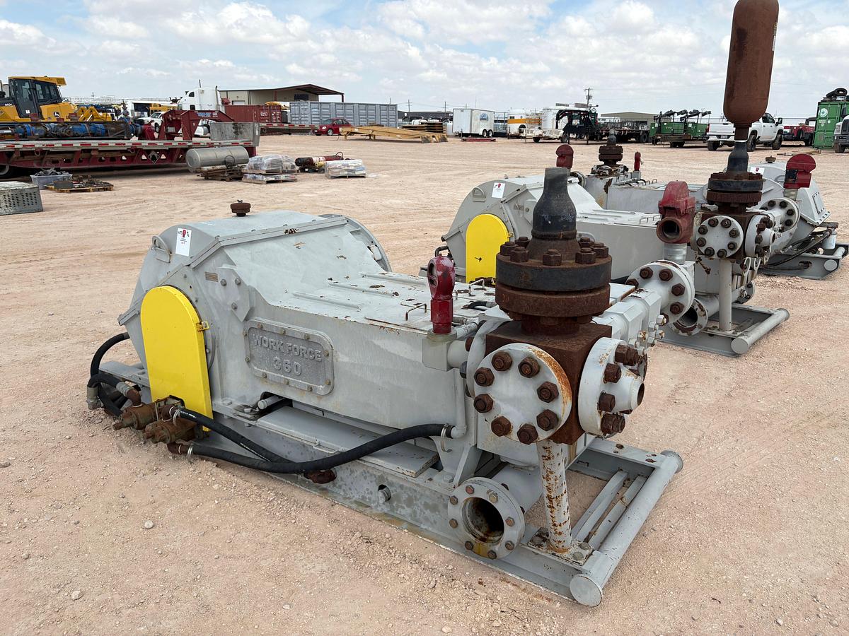 Used UNUSED DRAGON WORKFORCE 360 TRIPLEX PUMP
