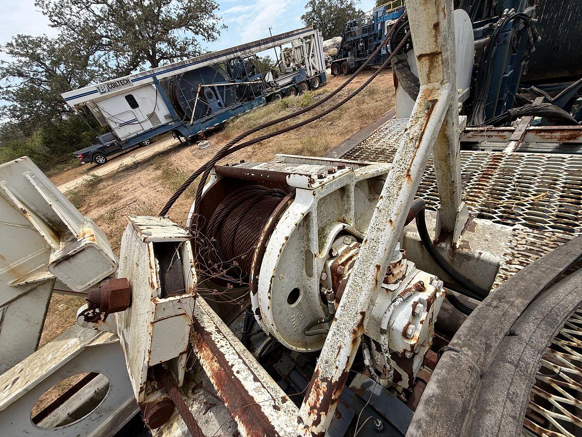 Used 2003 HYDRA RIG MOD:CE027556 4-AXLE COILED TUBING TRAILER