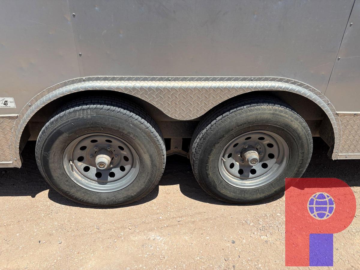 Used 2022 QUALITY CARGO 26’ X 102” ENCLOSED TRAILER