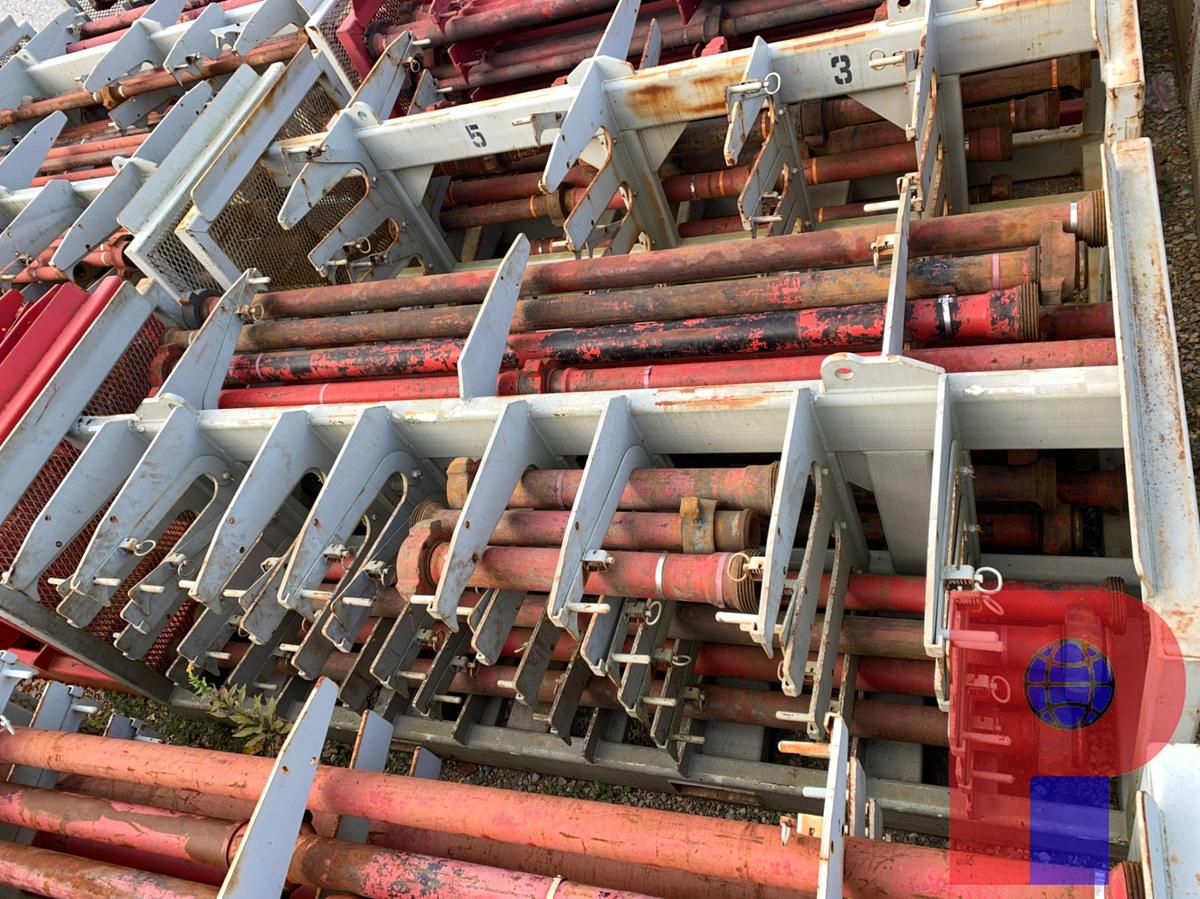 Used (23X$) 3’-10’ JTS. OF 3” FIG 1502 15K WP FLOW IRON ON TRANSPORT RACK