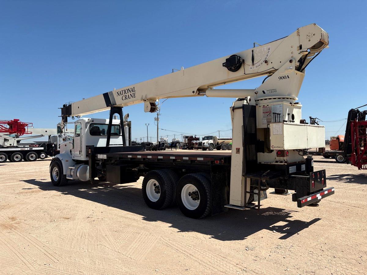 Used 2010 PETERBILT 367 T/A DAYCAB 26-TON CRANE TRUCK