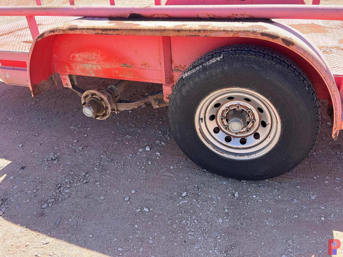 Used 2011 PARKER PERFORMANCE 14’ T/A BUMPER PULL UTILITY TRAILER