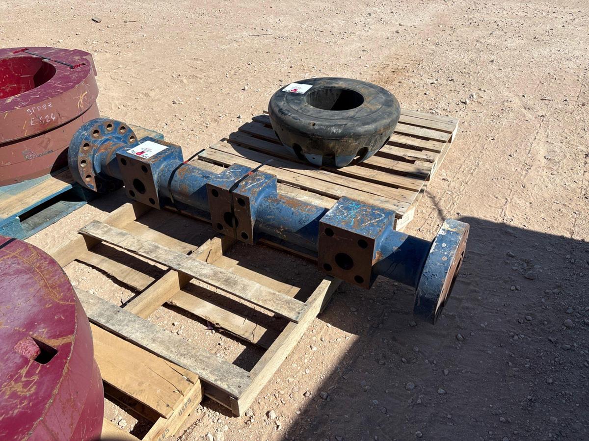 Used 5” x 68”L 7500psi flanged manifold