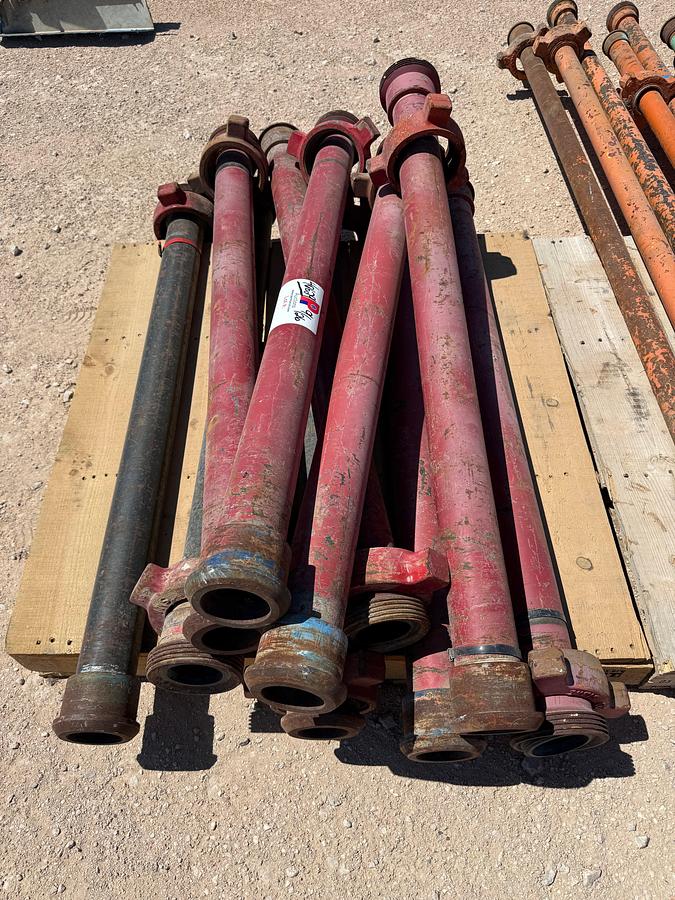 Used (10 X $) 3” X 3’L FIG 1002 10K WP FLOW IRON PUP JOINTS