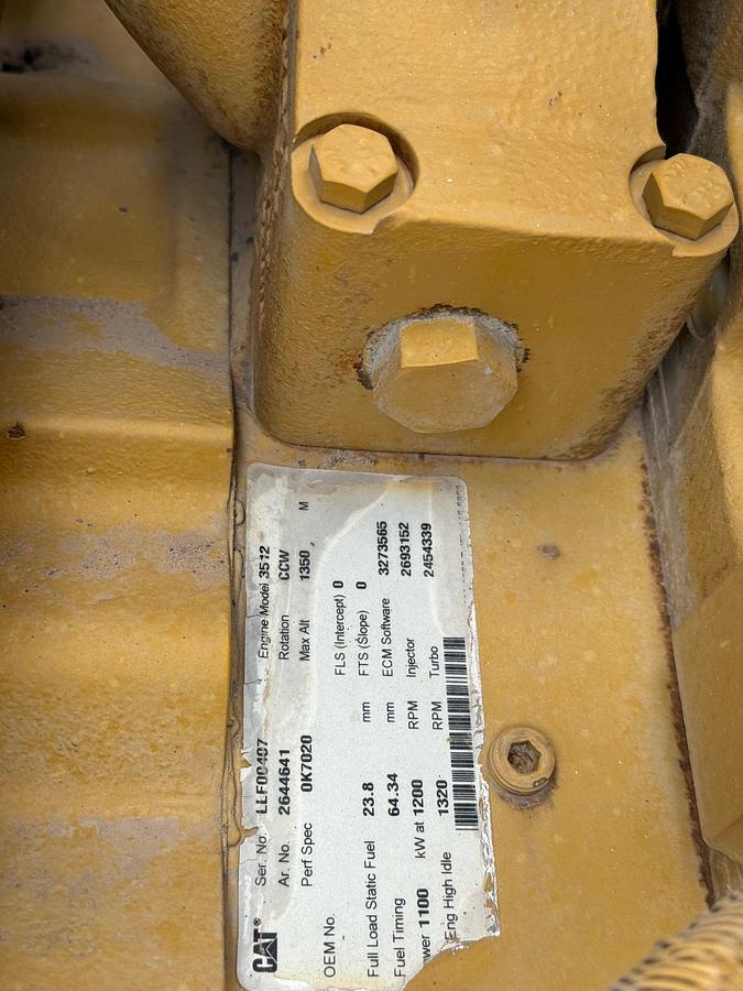 Used 2011 GARDNER DENVER PZ11 TRIPLEX DRILLING MUD PUMP P/B CATERPILLAR 3512, SKIDDED
