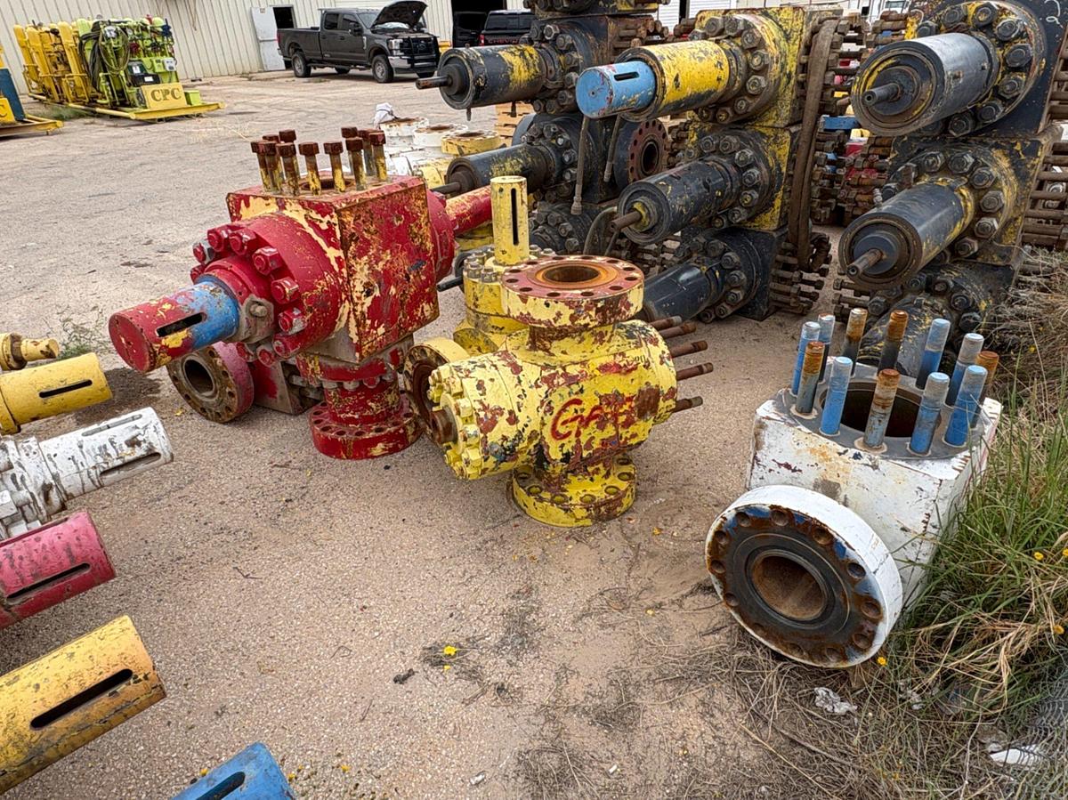 Used (5) 7-1/16” 10k frac valve bodies