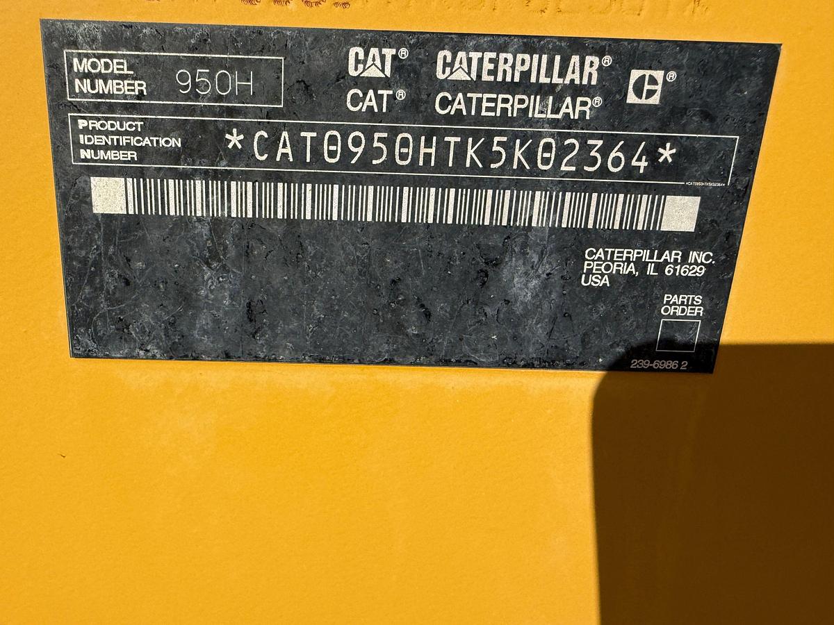 Used 2008 CATERPILLAR 950H WHEEL LOADER