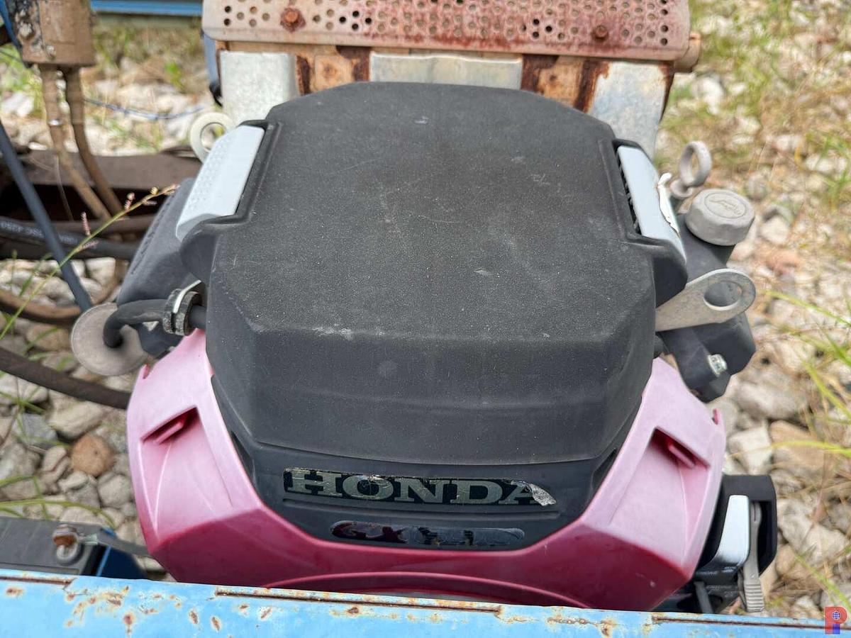 Used 2014 LUTTRELL WELDING SERVICES 19’ X 96” T/A BUMPER PULL HYDRAULIC REEL TRAILER