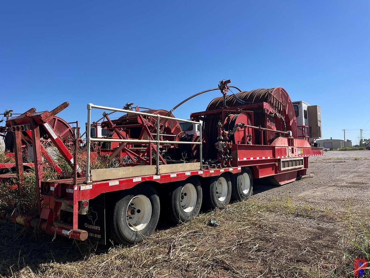 Used 2011 HYDRA RIG 53’ X 11’  4-AXLE COIL TUBING TRAILER