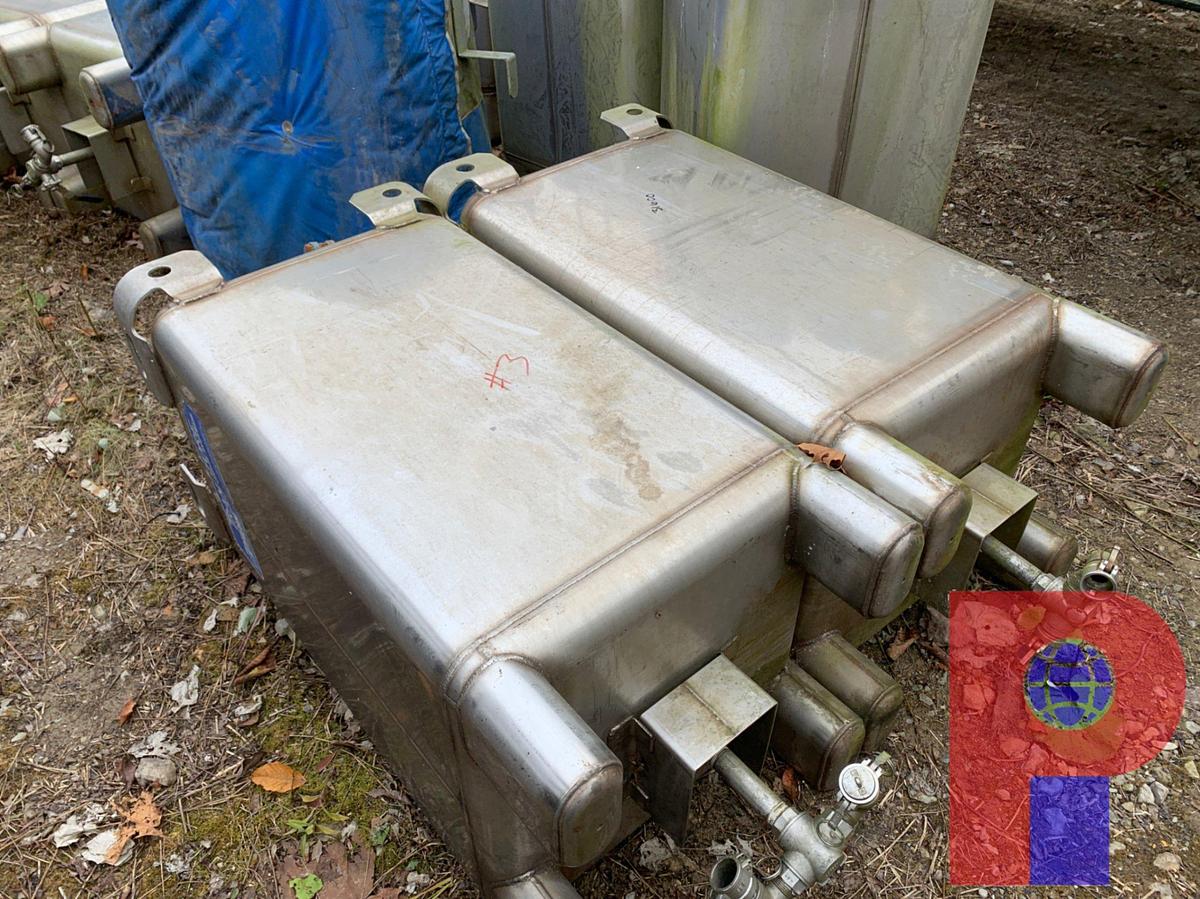 Used (13) METALCRAFT 100 GALLON STAINLESS STEEL CONTAINERS