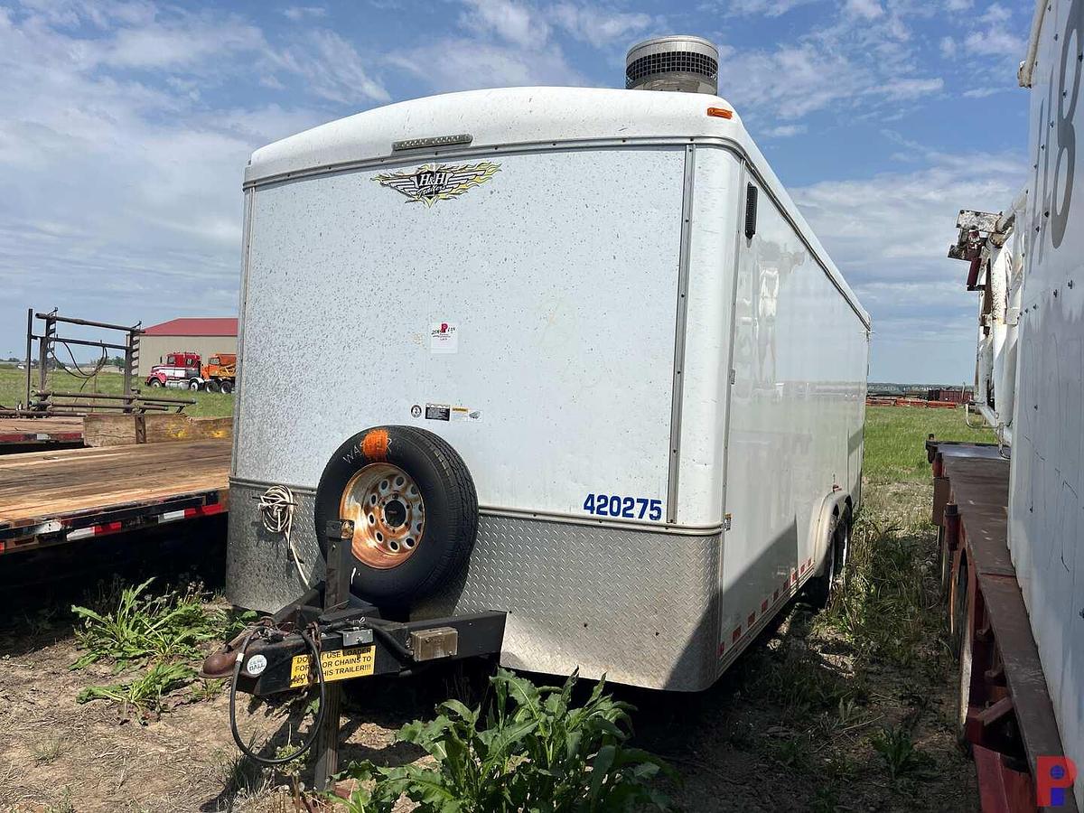Used 2008 H&H 20’ T/A BP ENCLOSED PRESSURE WASHER TRAILER