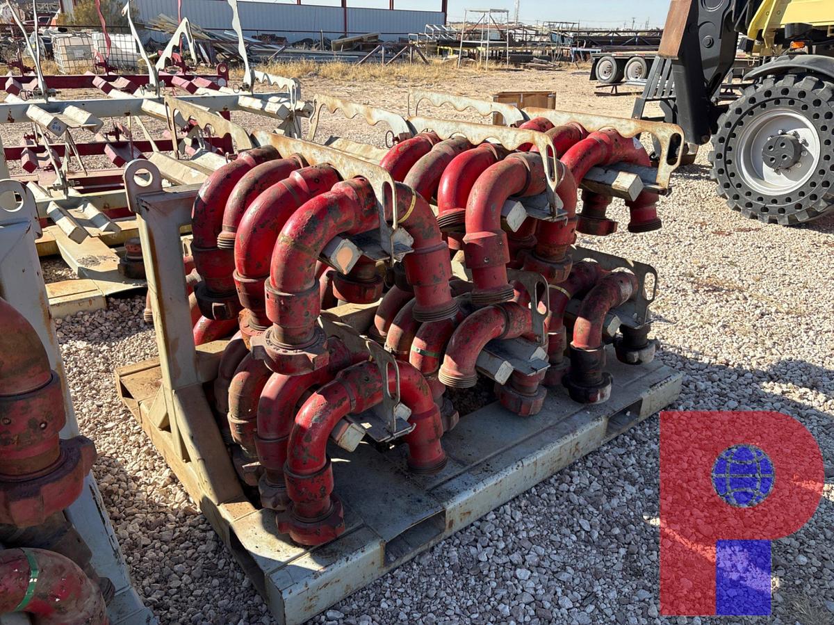 Used (35X$) 3” 1502 CHIKSANS W/ TRANSPORT RACK